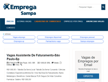 Tablet Screenshot of empregasampa.com